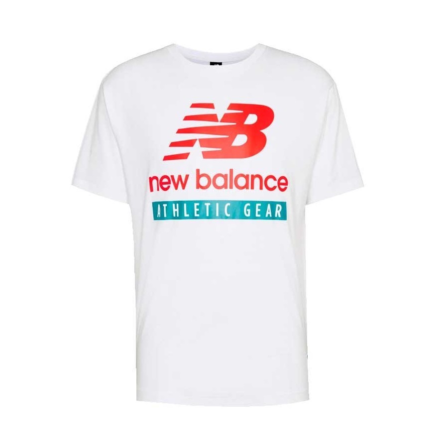 A rayas Escarpado Potencial New Balance Camiseta Hombre MT11517 WT